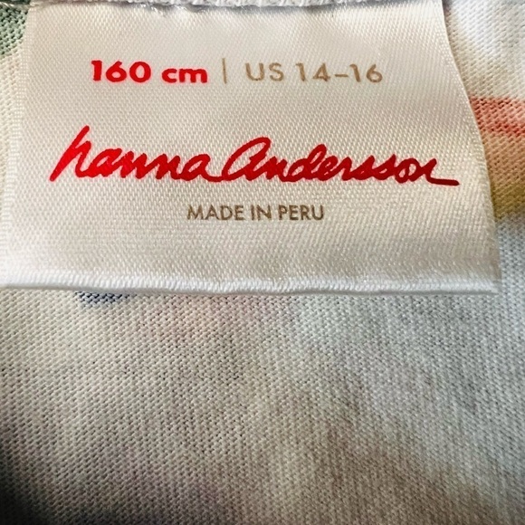 HANNA ANDERRSON GIRLS LONG SLEEVE BIRD PATTERN T-SHIRT SIZE 14-16 - Picture 2 of 6